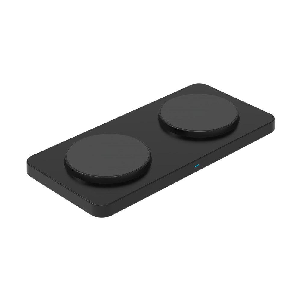 Base de Carga Inalámbrica Magnética 2 en 1 de 30W negro