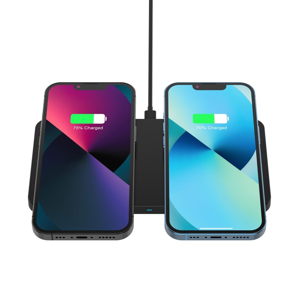 Base de Carga Inalámbrica Magnética 2 en 1 de 30W negro
