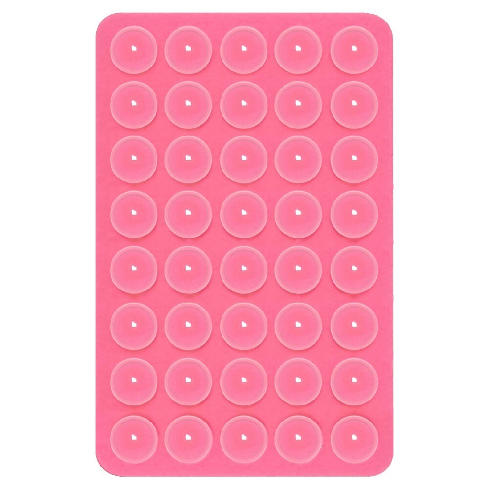 Soporte para teléfono con ventosas de doble cara, Rosa