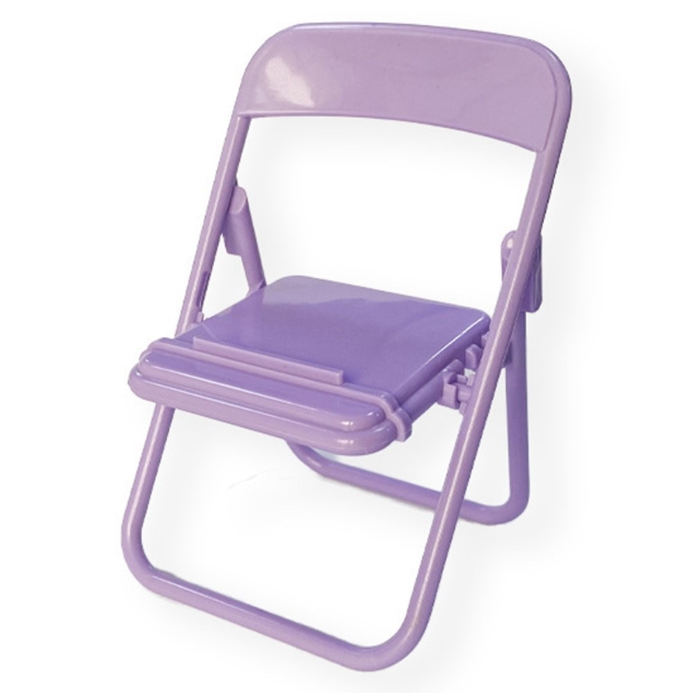 Silla/soporte para el móvil, violeta