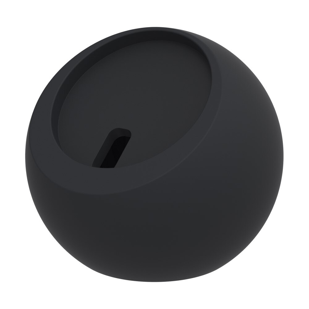 Soporte de carga Redondo compatible con cargador MagSafe + Apple Watch, negro