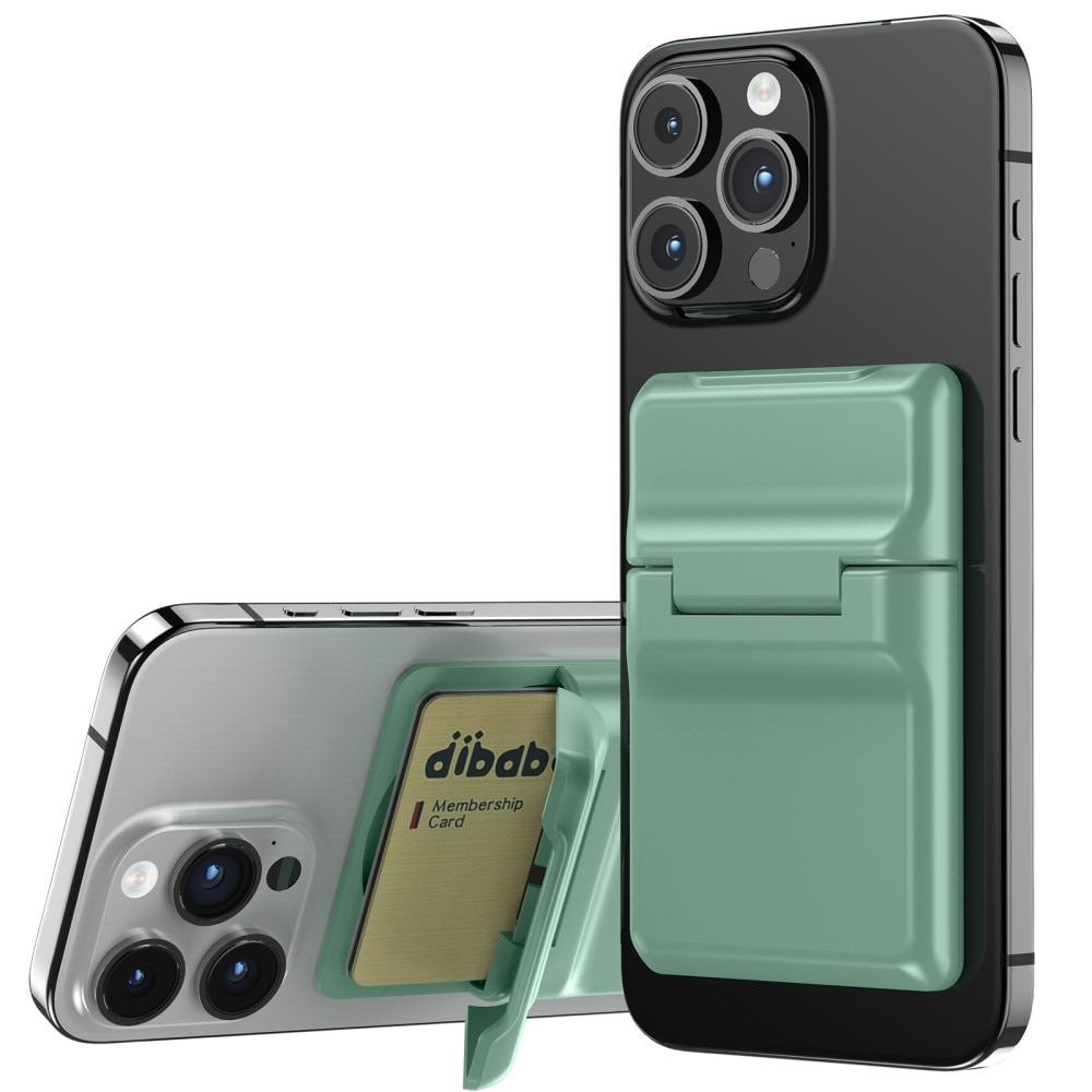 MagSafe Cartera con soporte verde