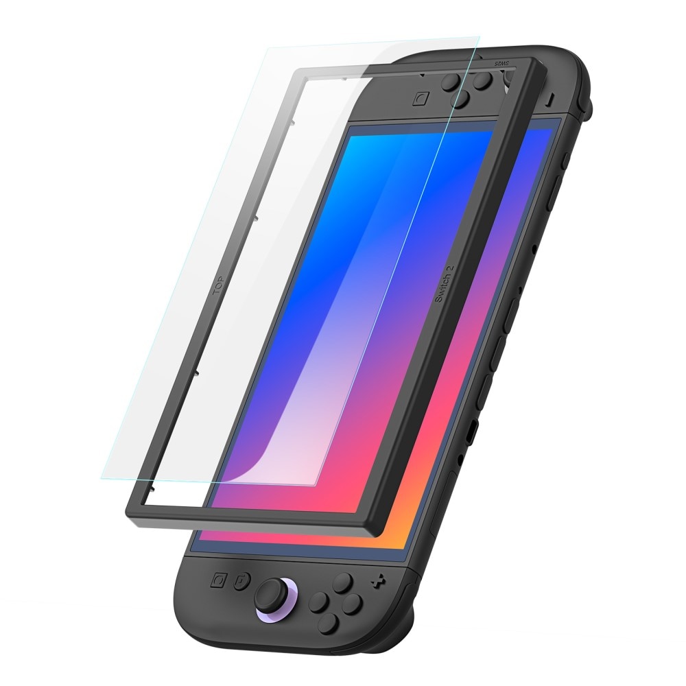 Protector Pantalla Cobertura total Cristal Templado Nintendo Switch 2