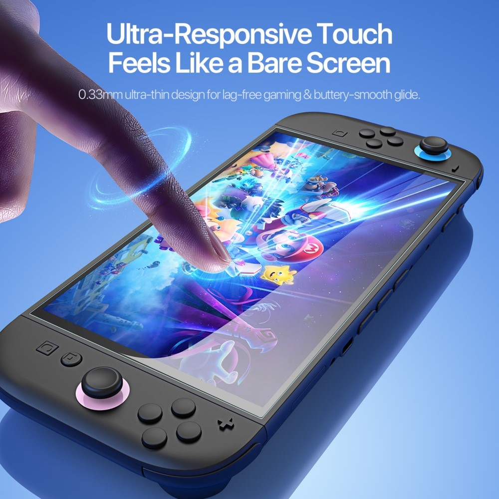 Protector Pantalla Cobertura total Cristal Templado Nintendo Switch 2