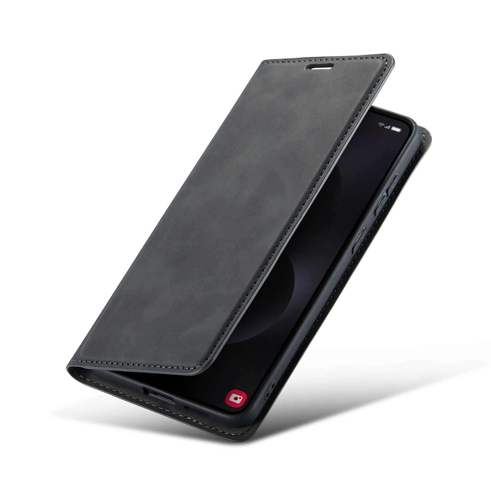 Funda delgada cartera Samsung Galaxy S25 Edge Negro