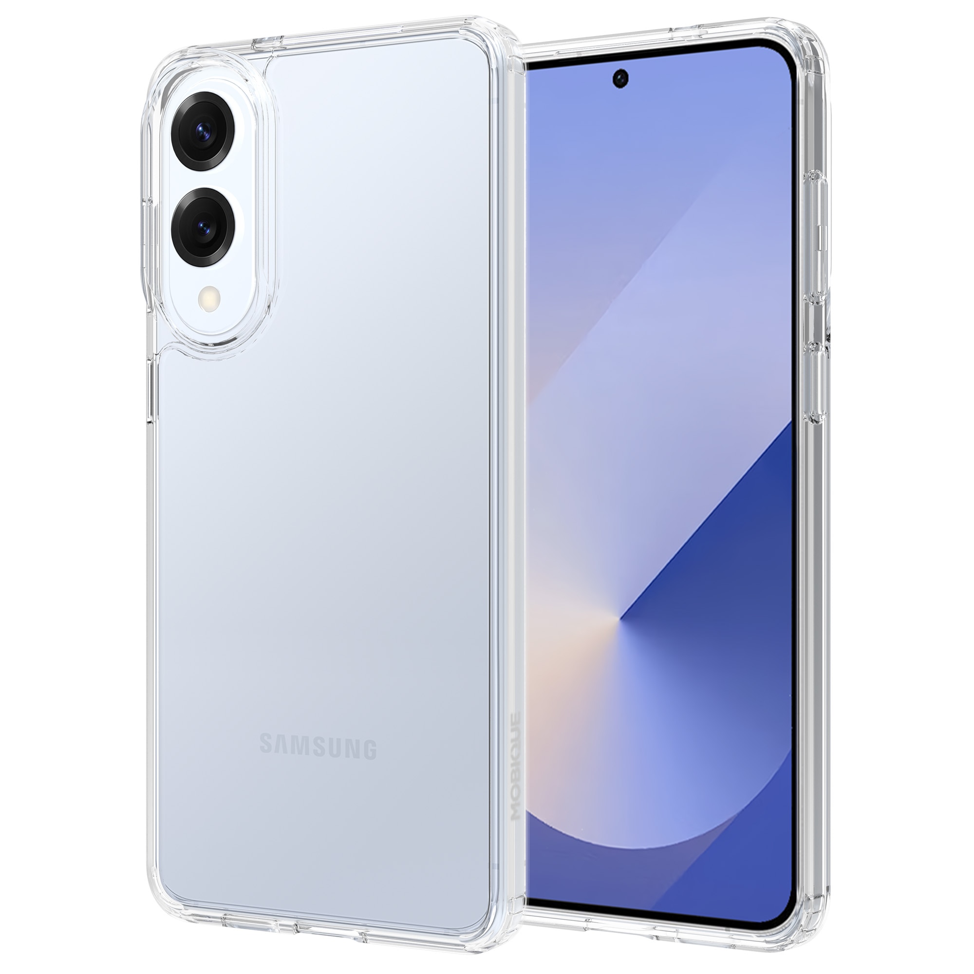 Funda híbrida para Samsung Galaxy S25 Edge Transparente