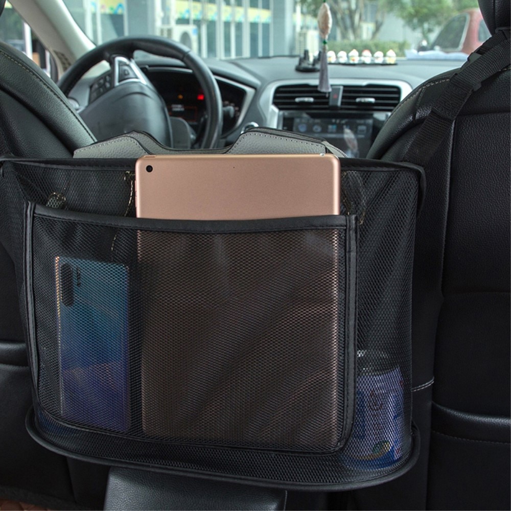 Organizador de asiento para coche, negro