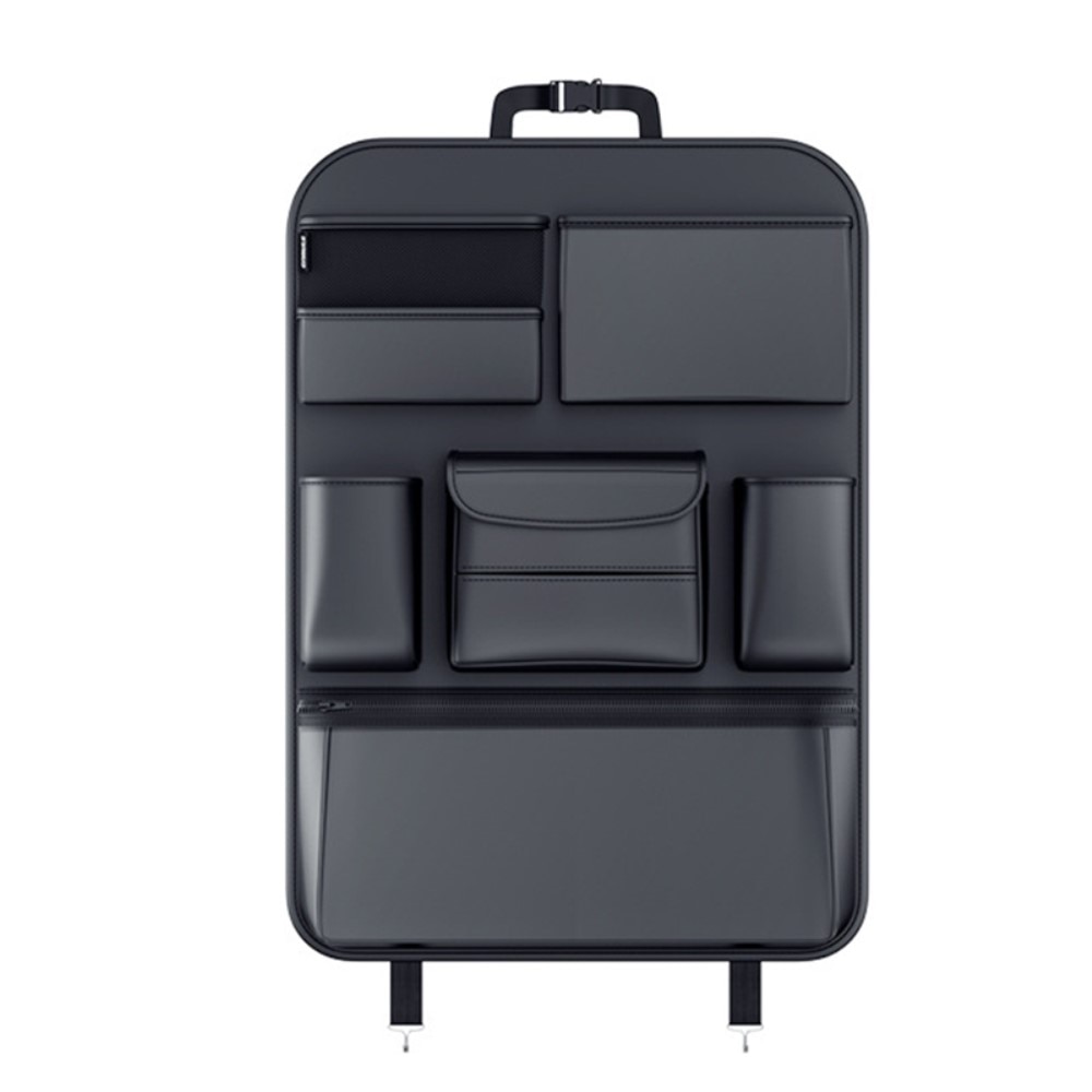 Organizador  con compartimentos para coche, negro