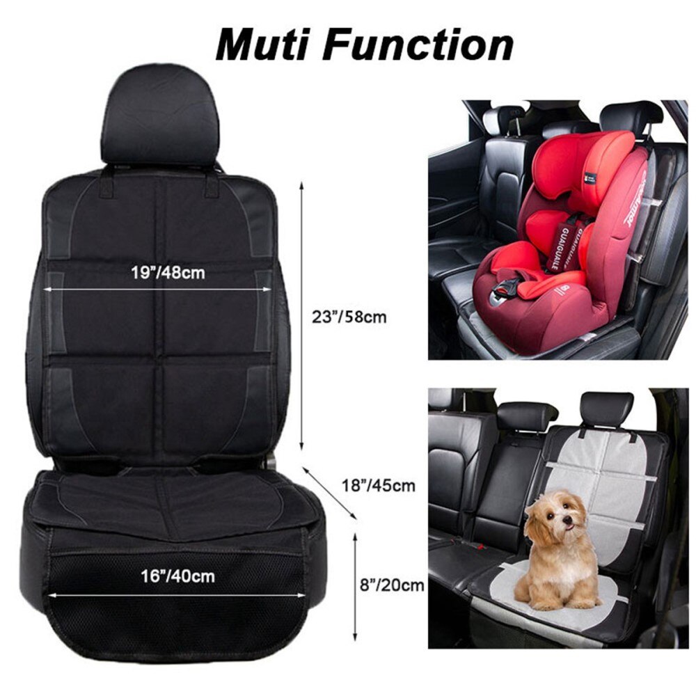 Protección de asiento de coche para niños, negro