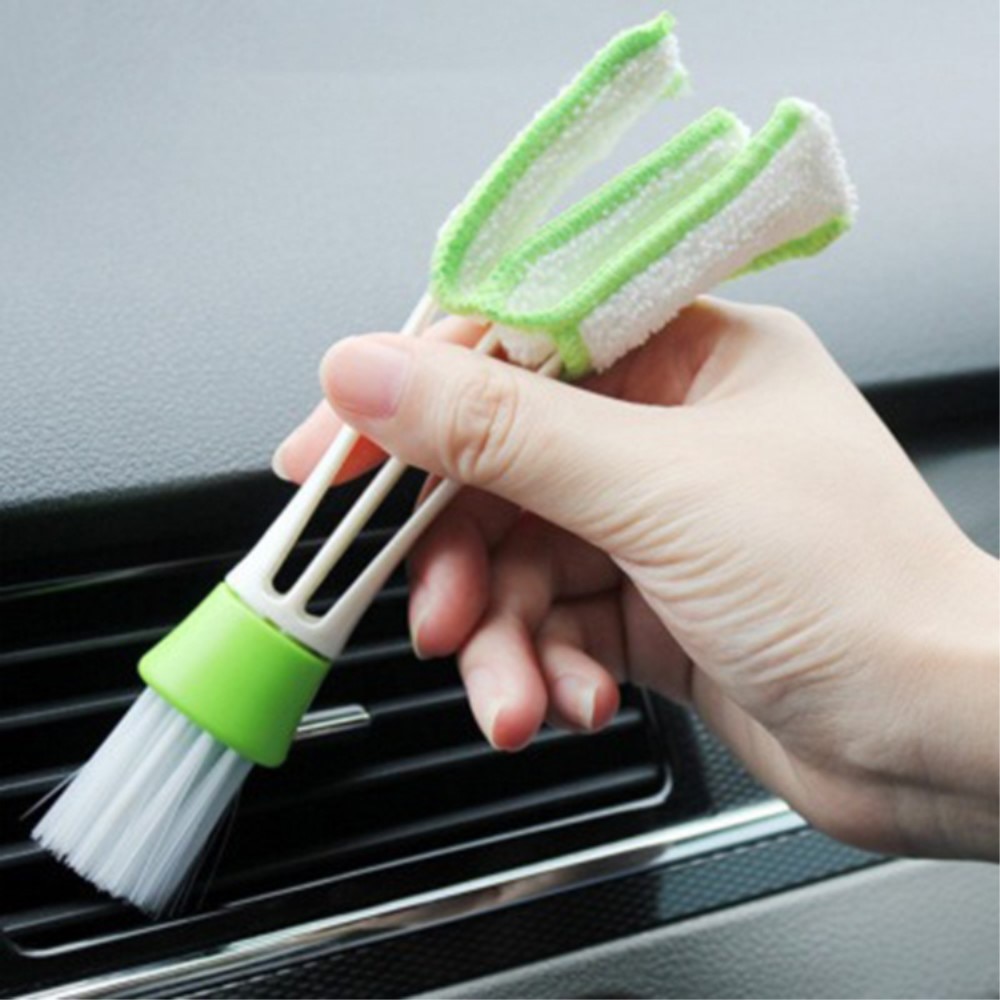 Cepillo de limpieza para coche, verde