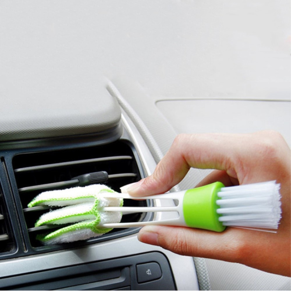 Cepillo de limpieza para coche, verde