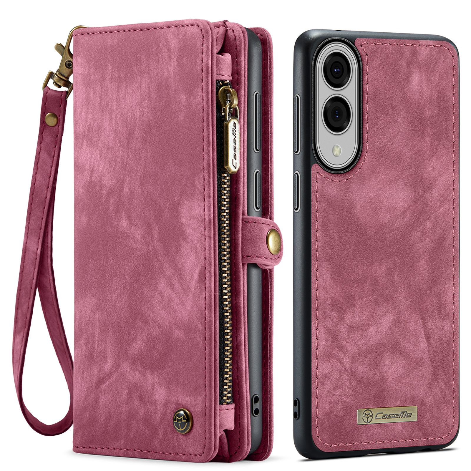 Cartera Multi-Slot Samsung Galaxy S25 Edge Rojo