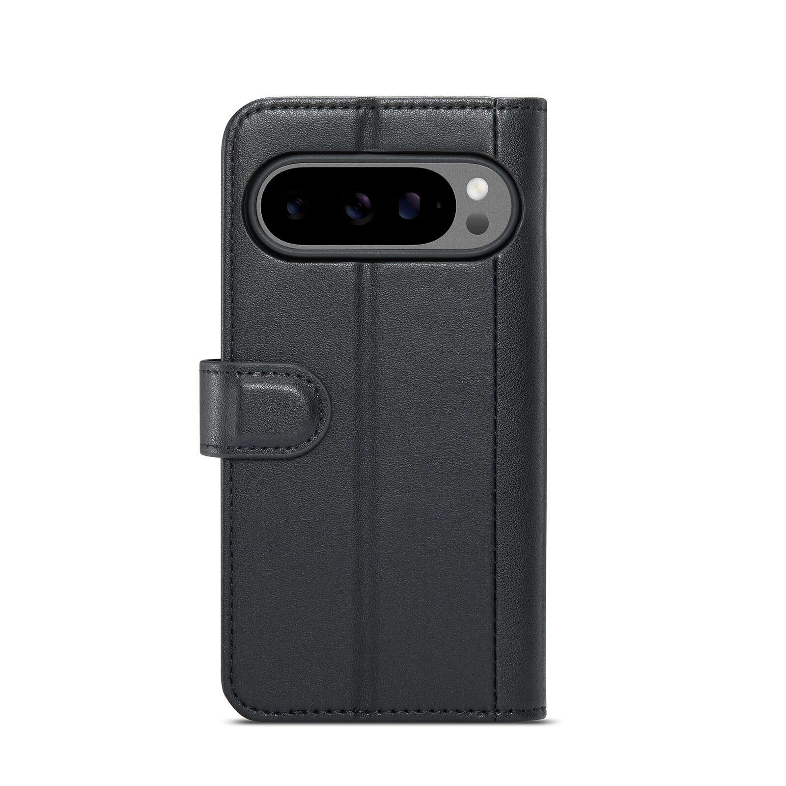 Funda de cuero genuino Google Pixel 10 Pro, Negro