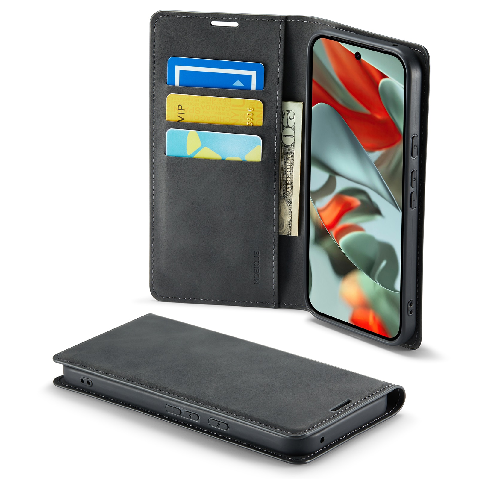 Funda delgada cartera Google Pixel 10 Pro XL Negro