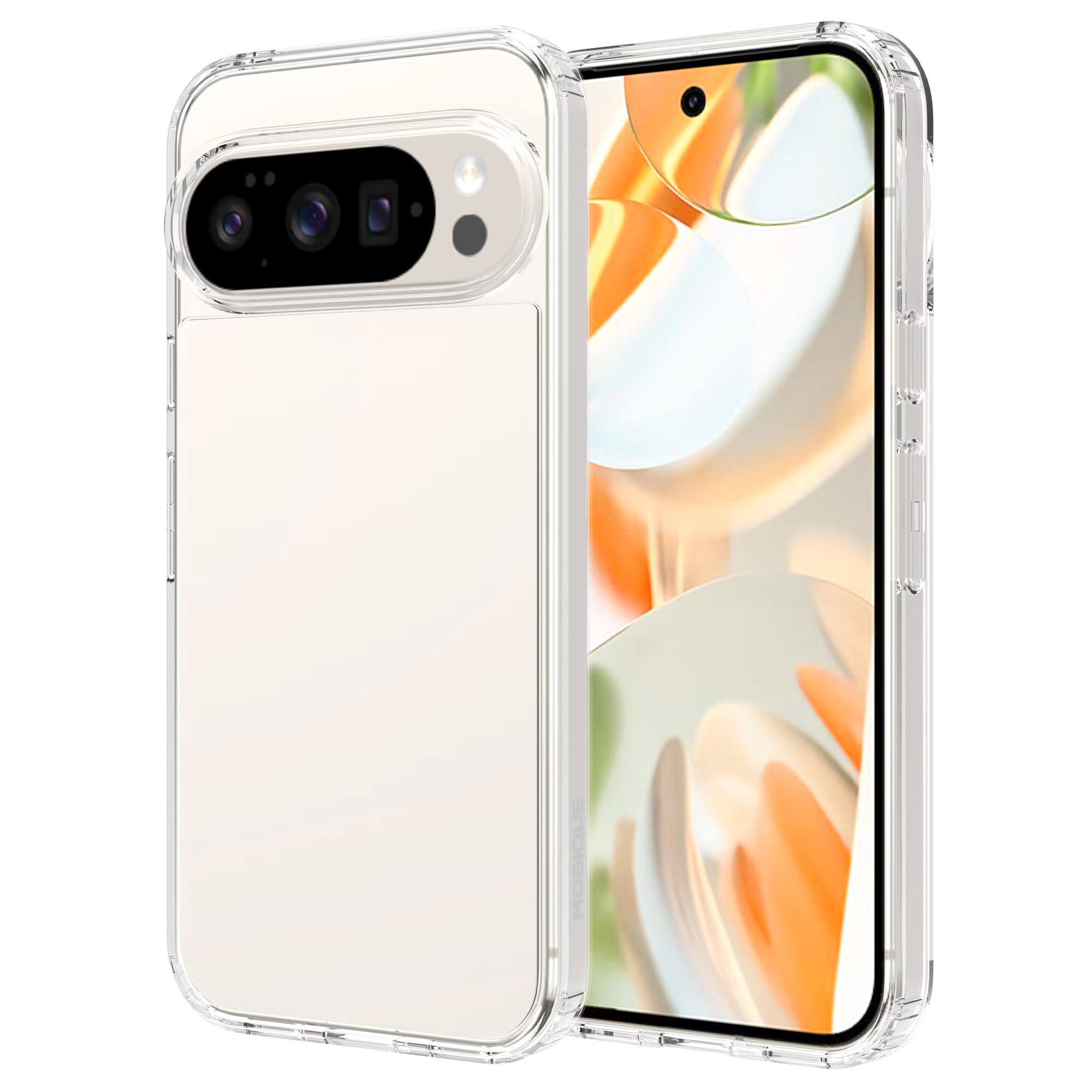 Funda híbrida para Google Pixel 10 Pro XL Transparente
