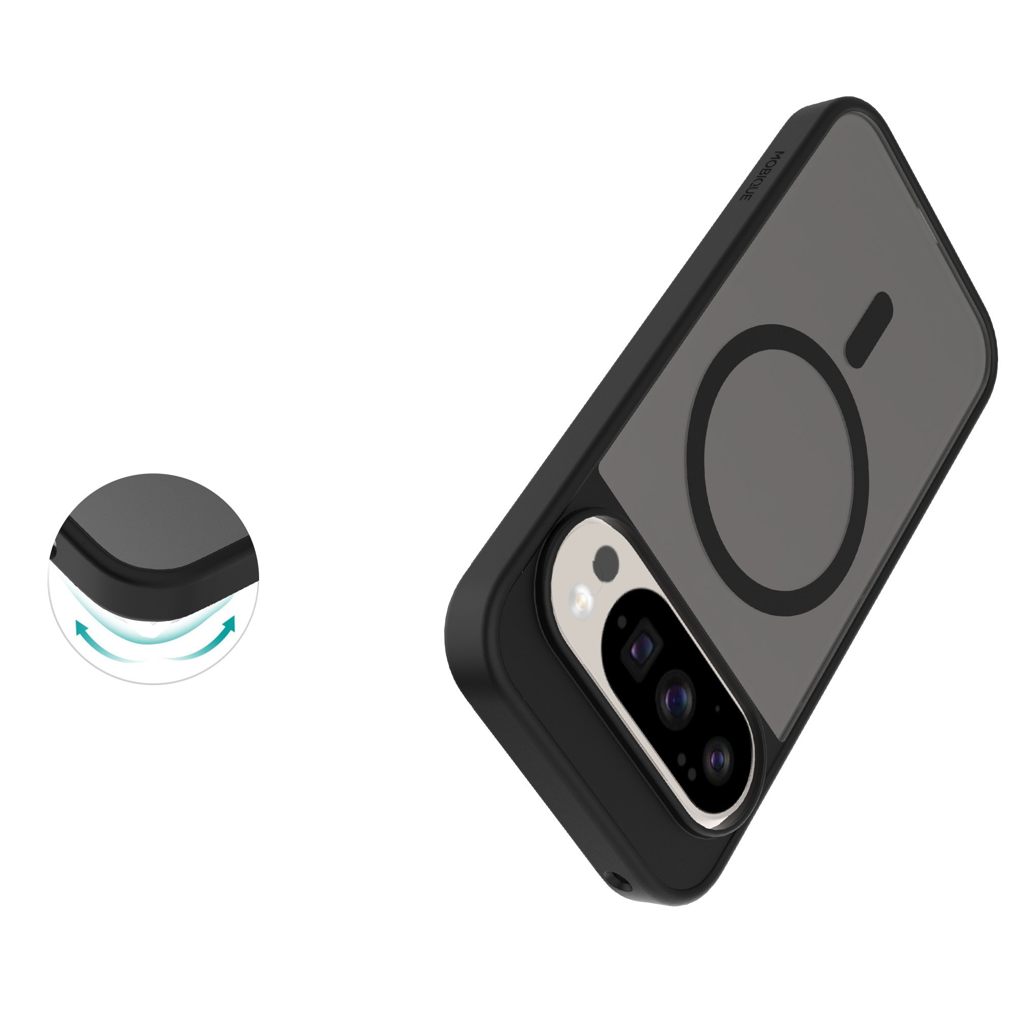 Funda Magnetic Hybrid Google Pixel 10 Frosted Black