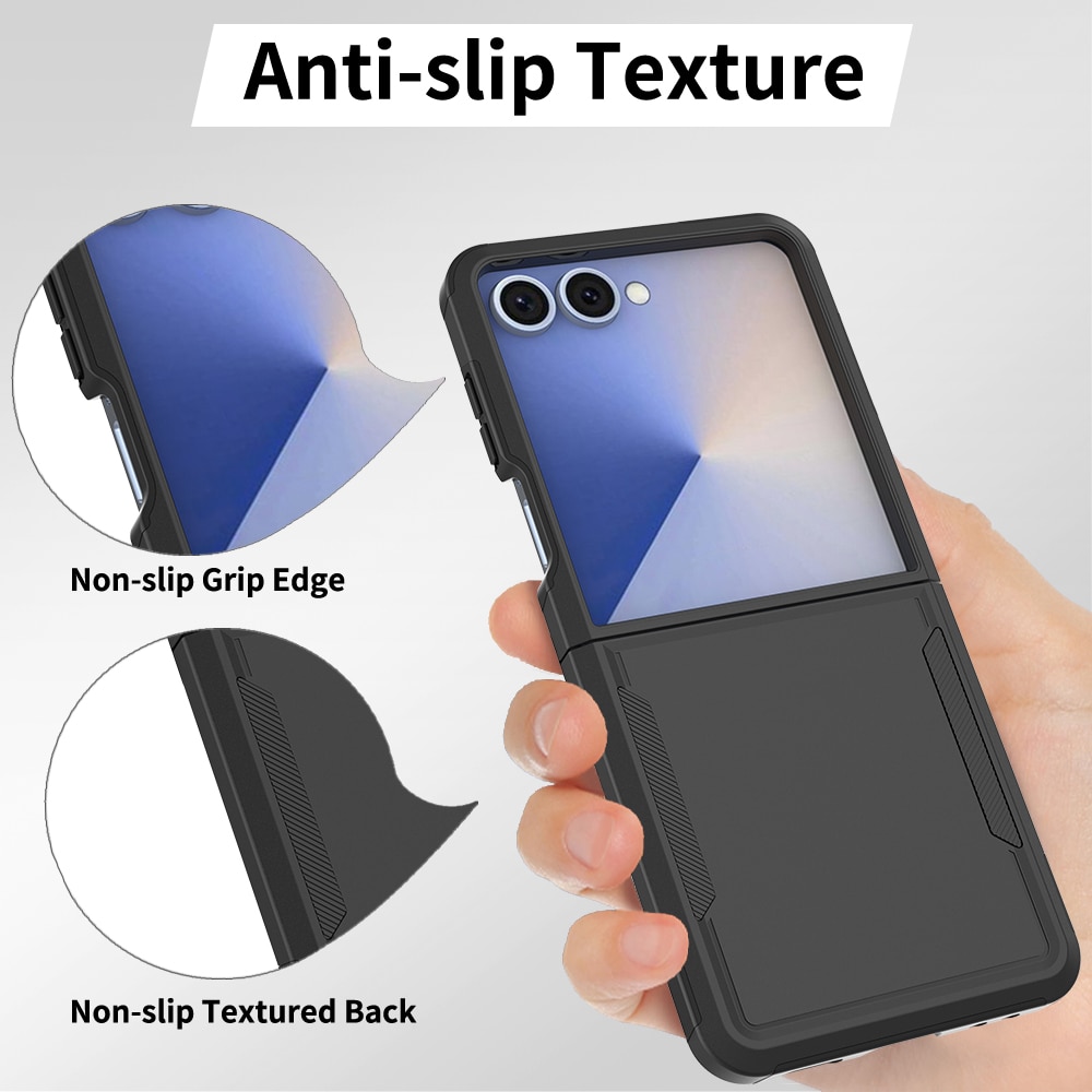 Funda híbrida Off-road Samsung Galaxy Z Flip 7, Negro