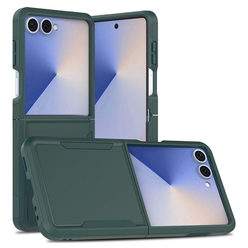 Funda híbrida Off-road Samsung Galaxy Z Flip 7, Verde