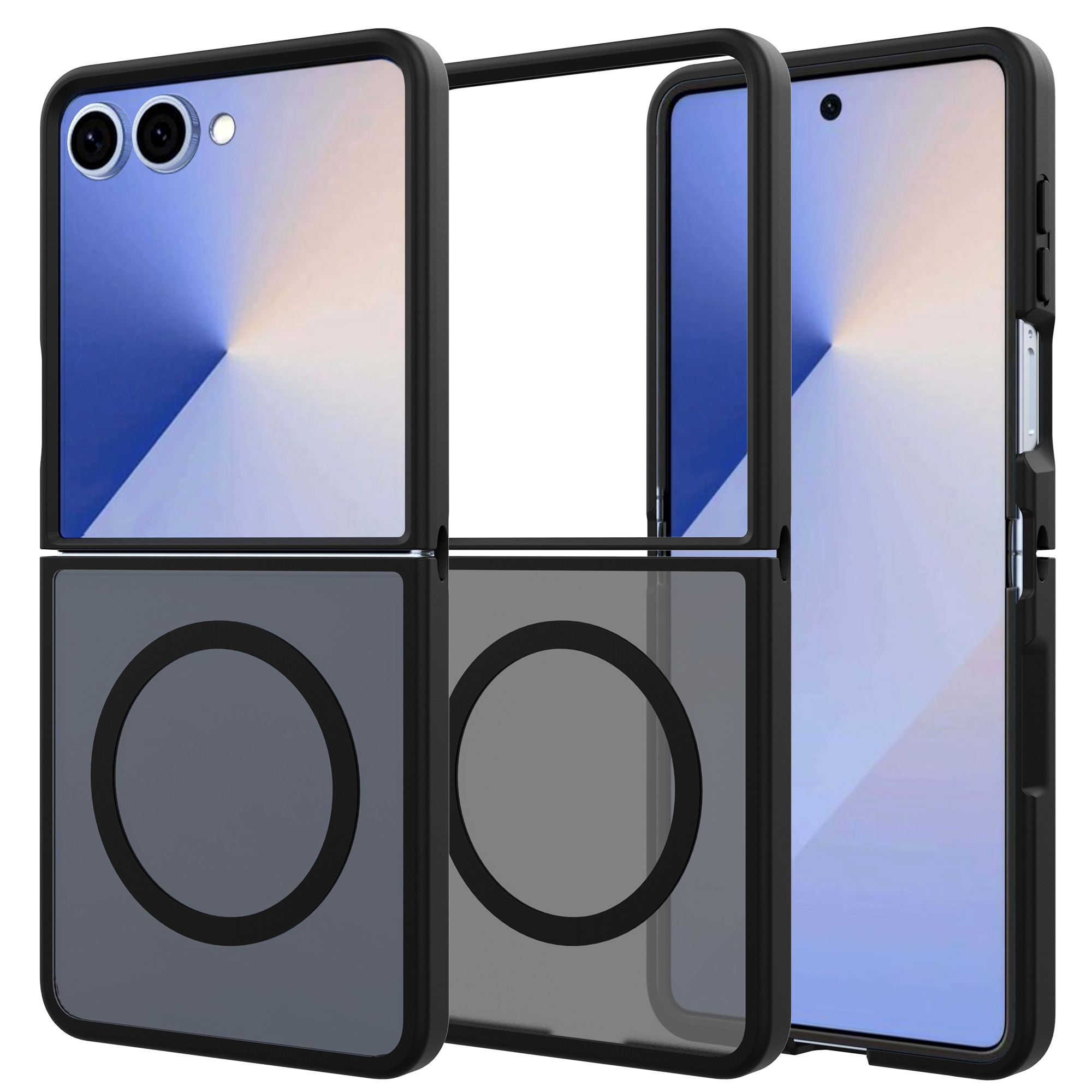 Funda Magnetic Hybrid Samsung Galaxy Z Flip 7 Frosted Black