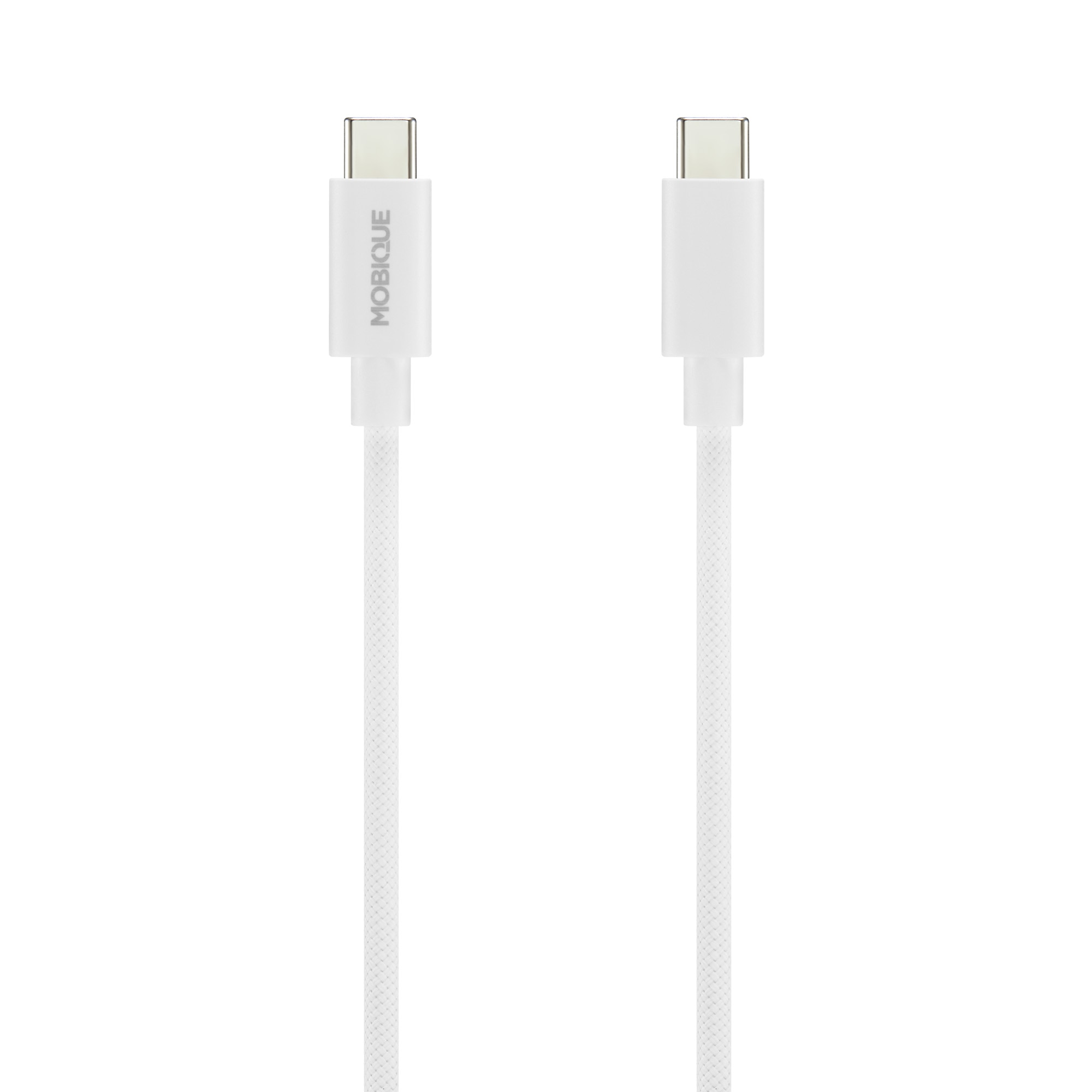 Premium Cable de carga USB-C a USB-C 2 m blanco