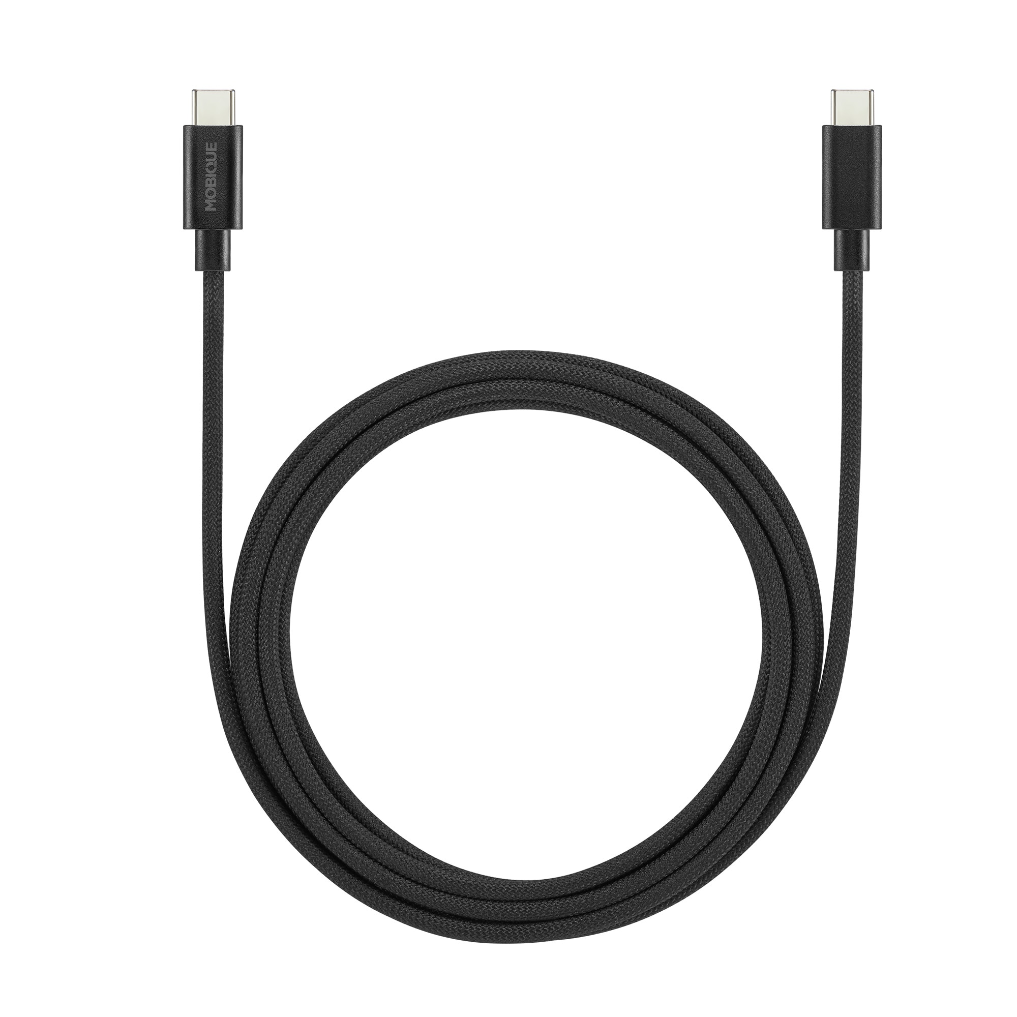 Premium Cable de carga USB-C a USB-C 2 m Negro