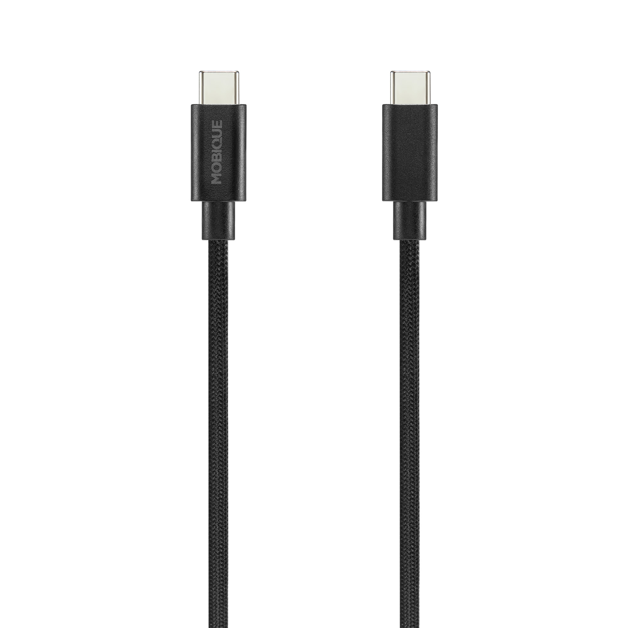 Premium Cable de carga USB-C a USB-C 2 m Negro