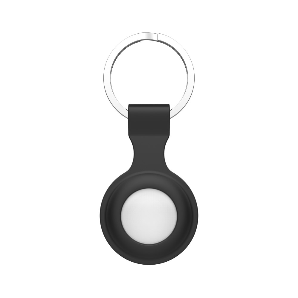 Llavero de silicona AirTag Negro