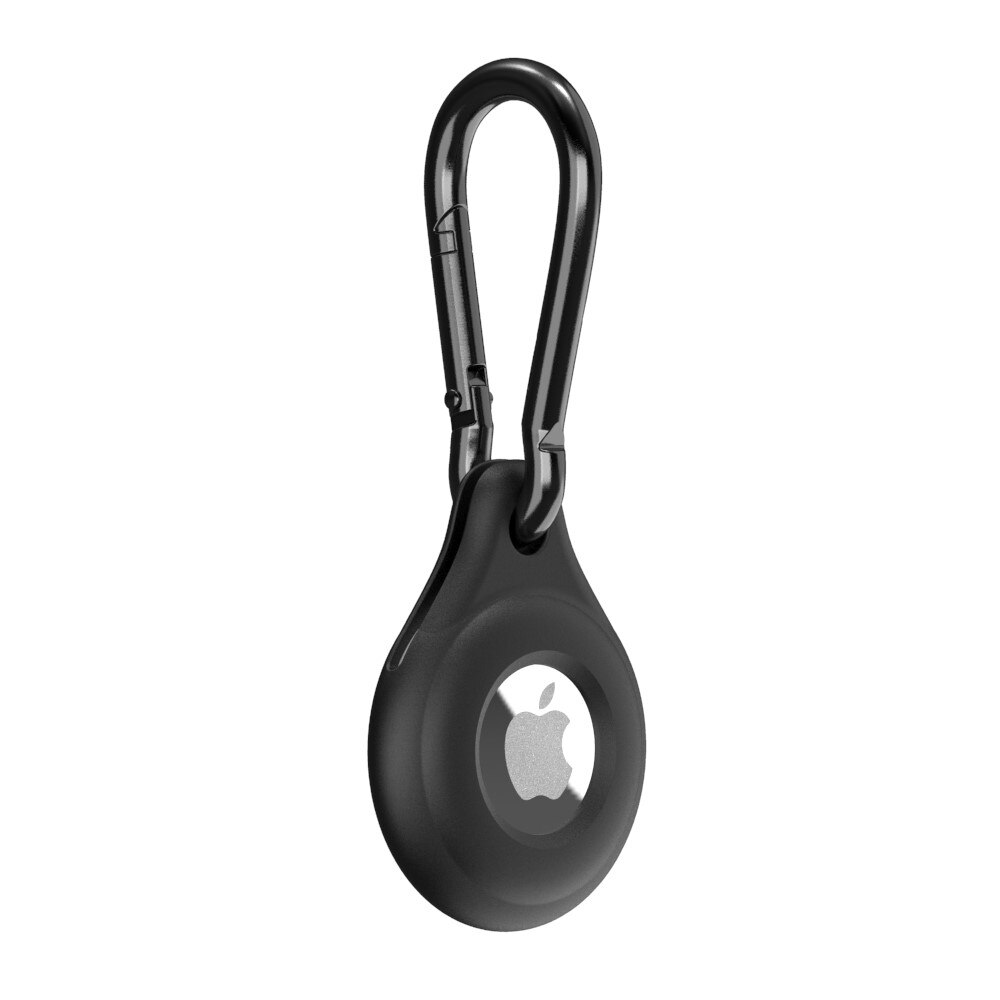 Funda Silicone Keychain AirTag Black