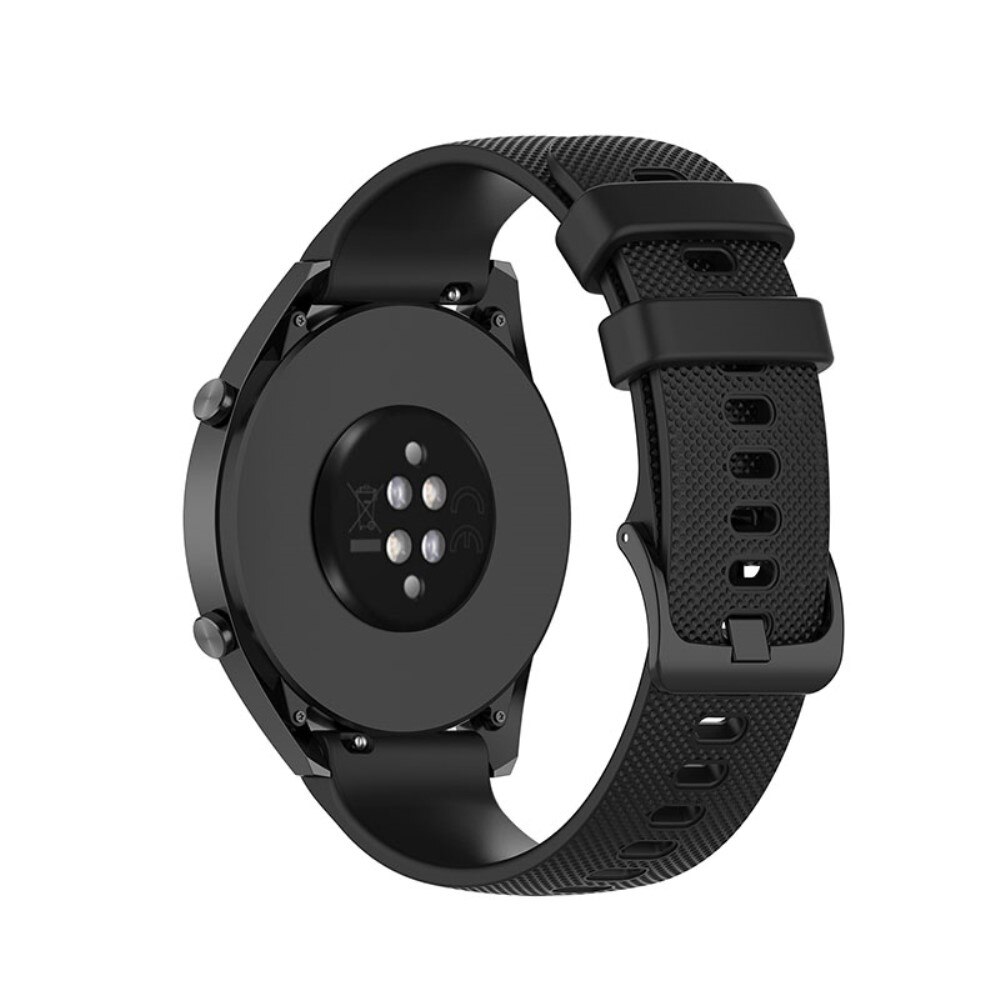 Correa de silicona para Huawei Watch GT 3 42mm/Watch GT 2 42mm, Negro