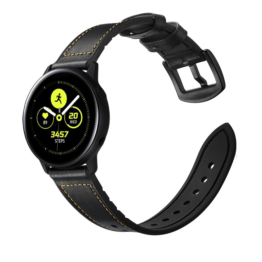 Correa de piel de primera calidad Samsung Galaxy Watch 5 44mm Negro