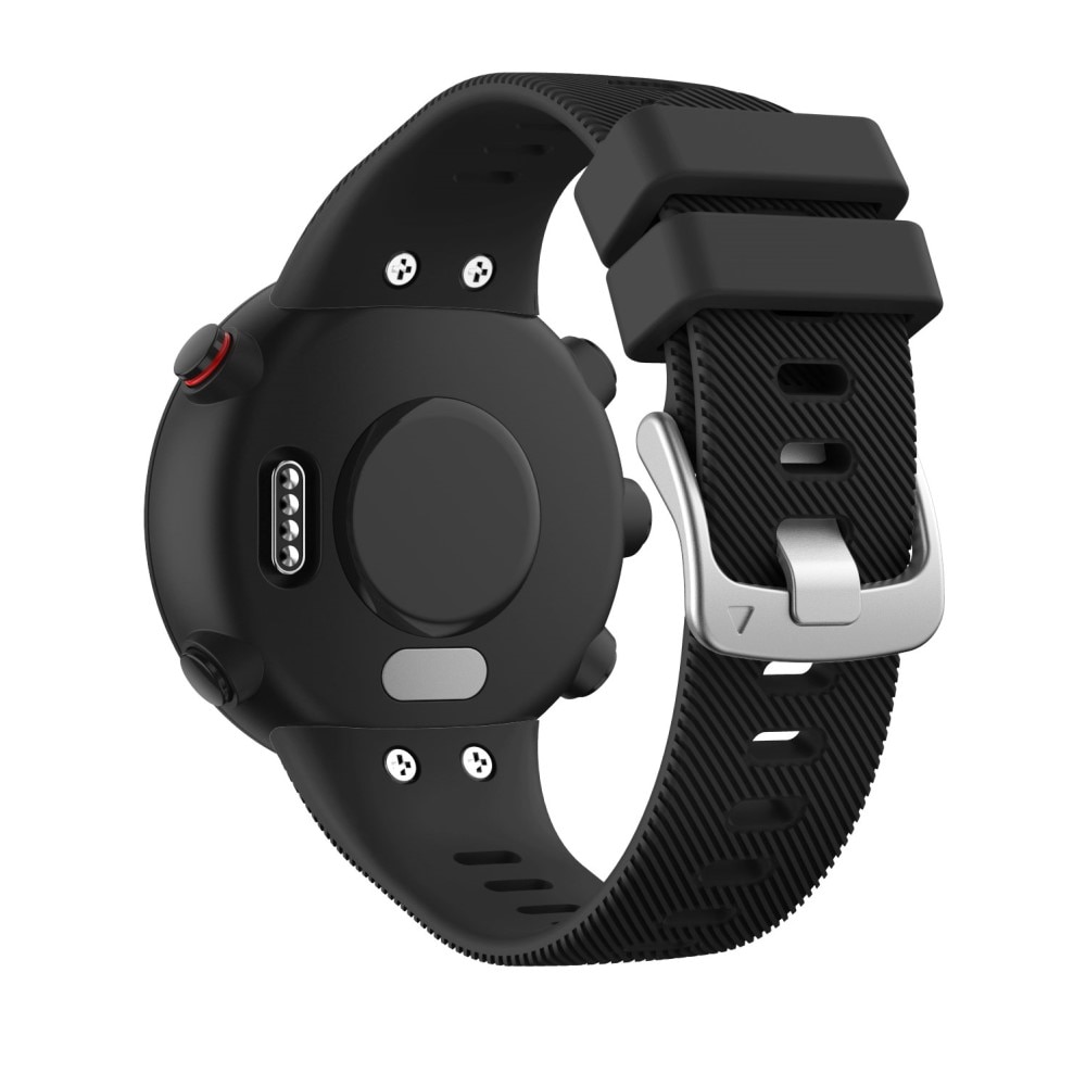 Correa de silicona para Garmin Forerunner 45, Negro