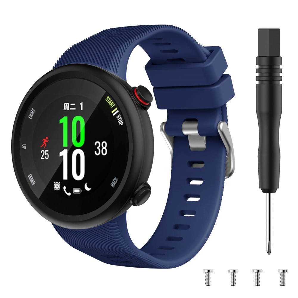 Correa de silicona para Garmin Forerunner 45, azul