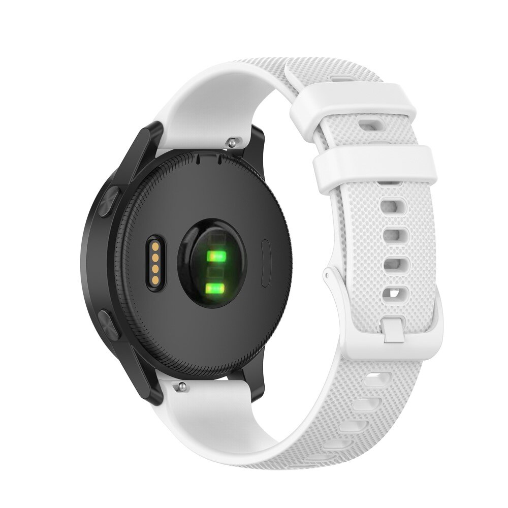 Correa de silicona para Garmin Vivoactive 4, blanco