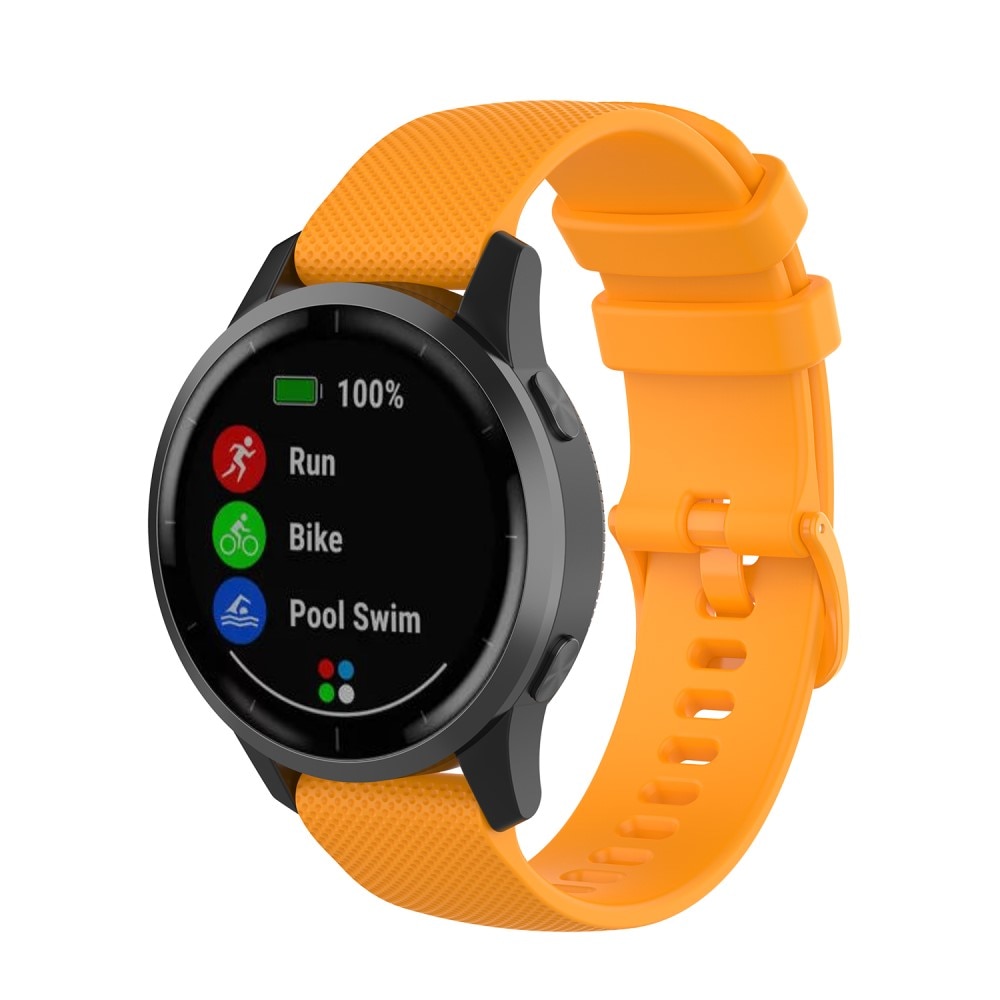 Correa de silicona para Garmin Vivoactive 4/Venu 2, naranja