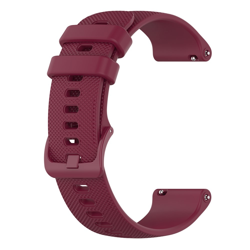 Correa de silicona Garmin Vivoactive 4s borgoña