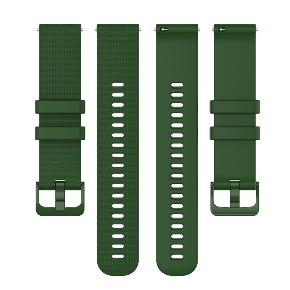 Correa de silicona Withings Steel HR 36mm verde oscuro