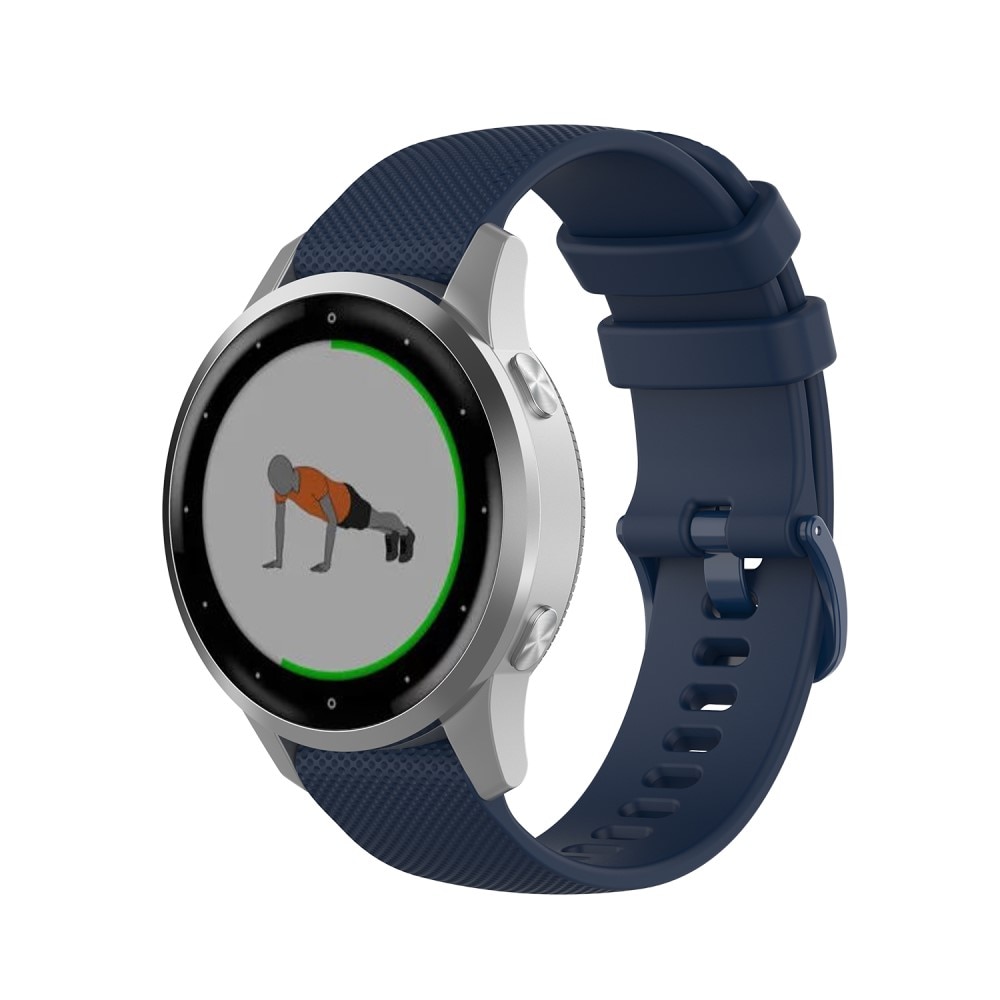 Correa de silicona para Garmin Vivoactive 4s, Azul