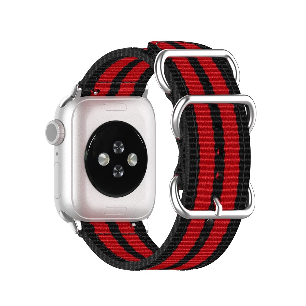 Correa OTAN Apple Watch Ultra 49mm negro/rojo