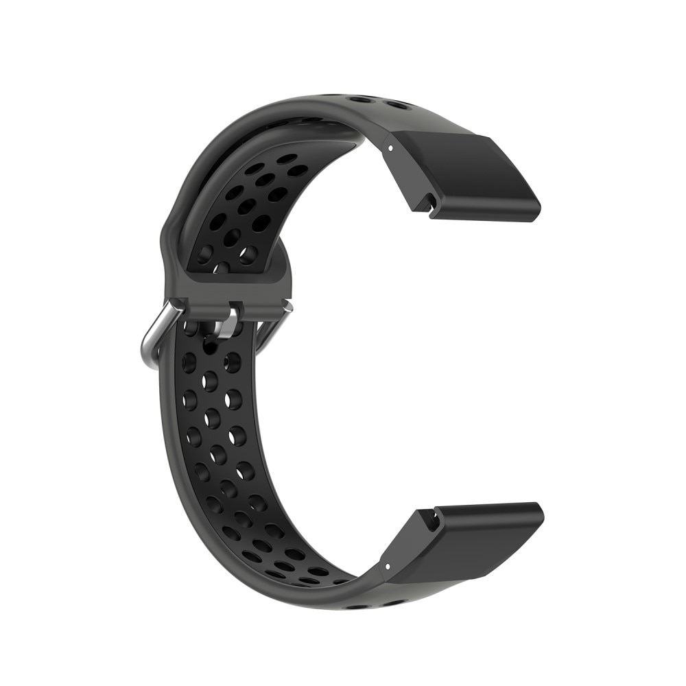 Correa Sport de silicona Garmin Fenix 7X Pro negro