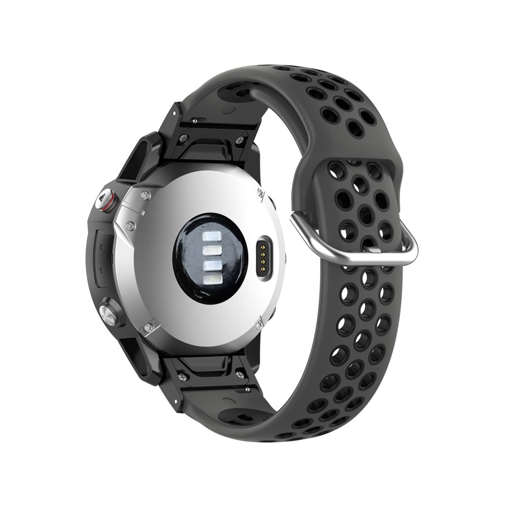 Correa Sport de silicona Garmin Epix Pro 47mm Gen 2 negro