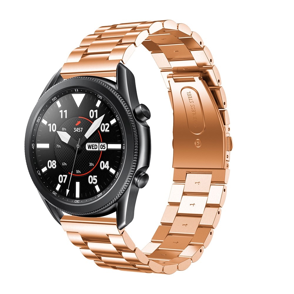 Correa de acero Samsung Galaxy Watch 5 Pro 45mm Oro rosa