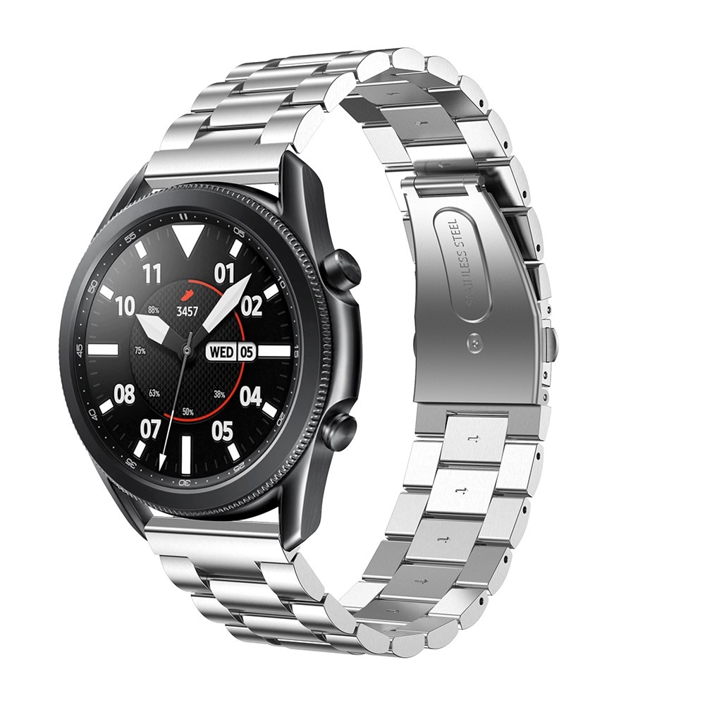 Correa de acero Samsung Galaxy Watch 4 44mm Plata