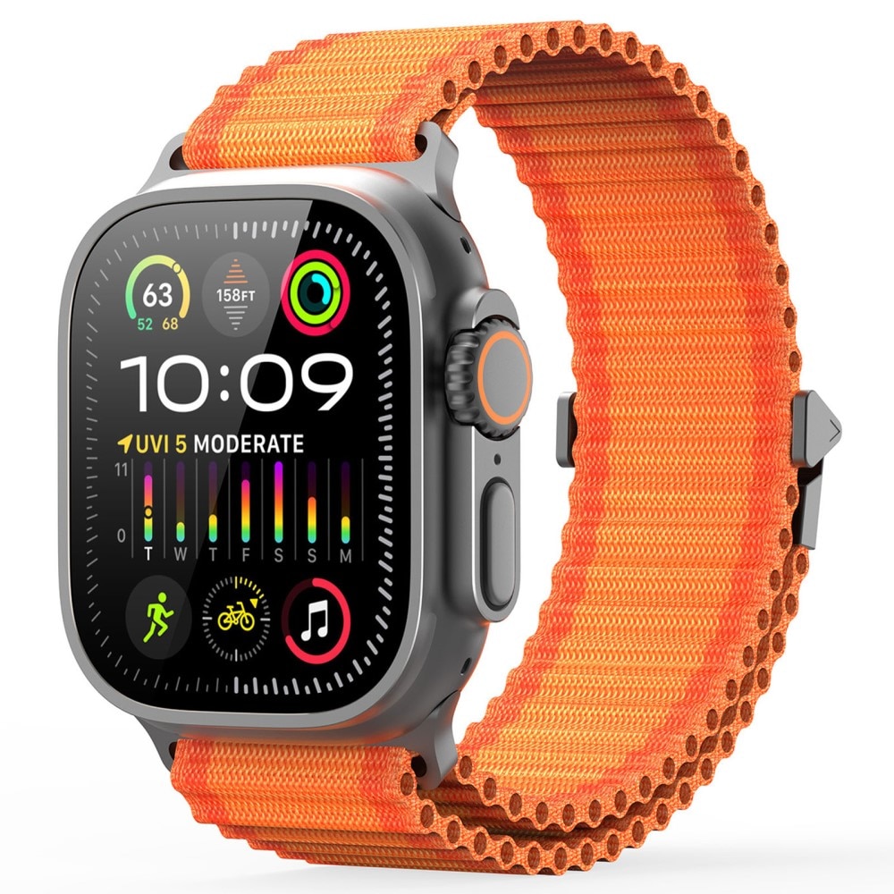 Correa de Active Nylon Apple Watch Ultra 49mm 2nd Gen Naranja