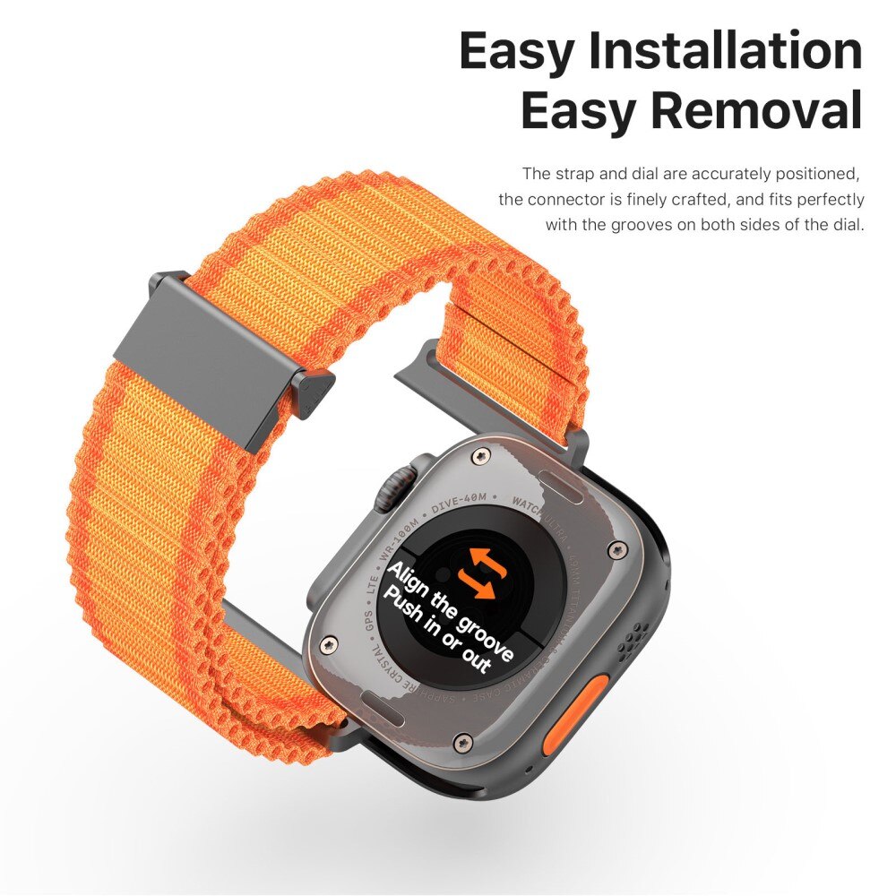 Correa de Active Nylon Apple Watch Ultra 49mm 2nd Gen Naranja
