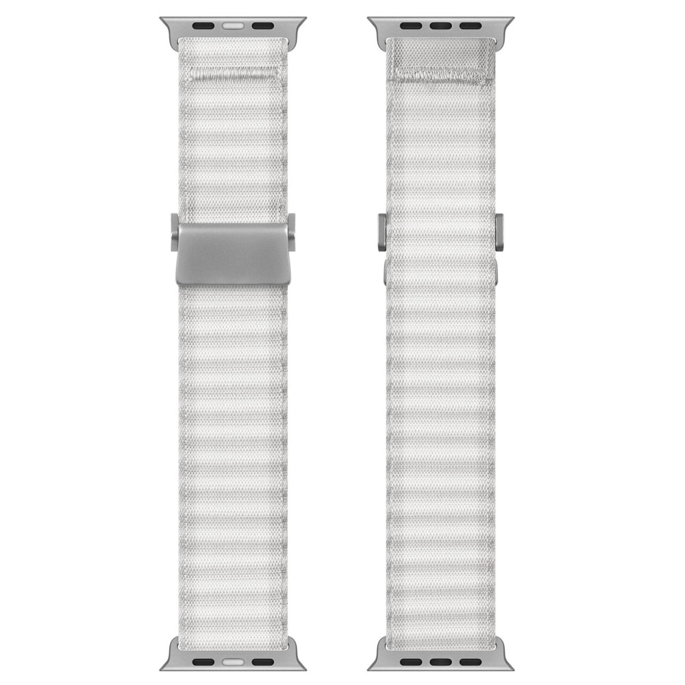 Correa de Active Nylon Apple Watch Series 10 46mm Blance