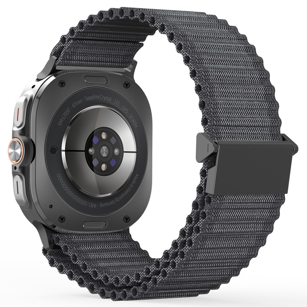 Correa de Active Nylon Samsung Galaxy Watch Ultra 47mm Negro