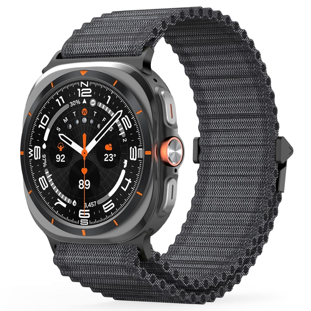 Correa de Active Nylon Samsung Galaxy Watch Ultra 47mm Negro