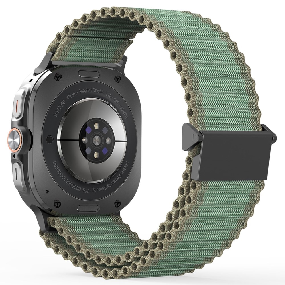 Correa de Active Nylon Samsung Galaxy Watch Ultra 47mm Verde
