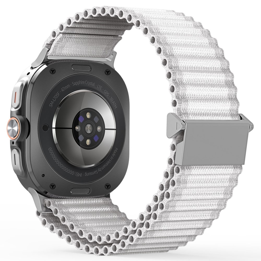 Correa de Active Nylon Samsung Galaxy Watch Ultra 47mm Blance