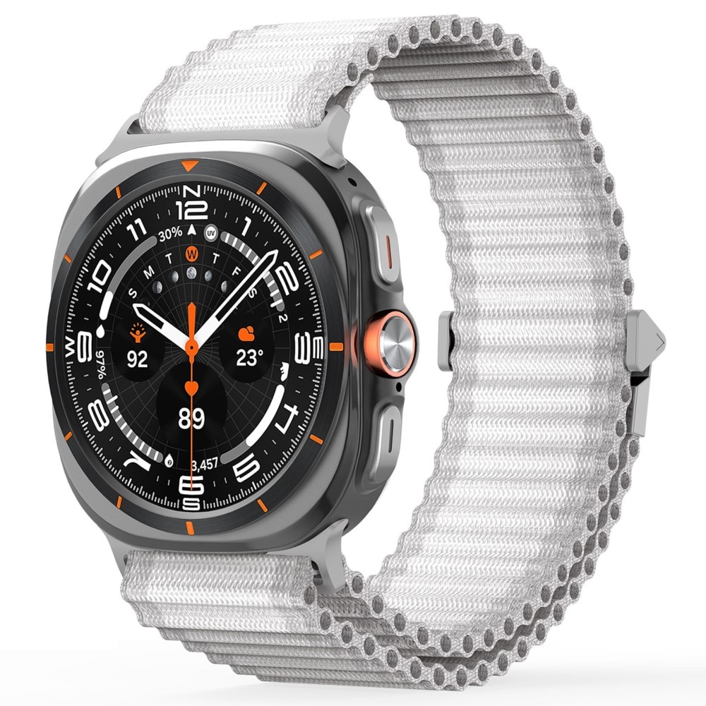Correa de Active Nylon Samsung Galaxy Watch Ultra 47mm Blance